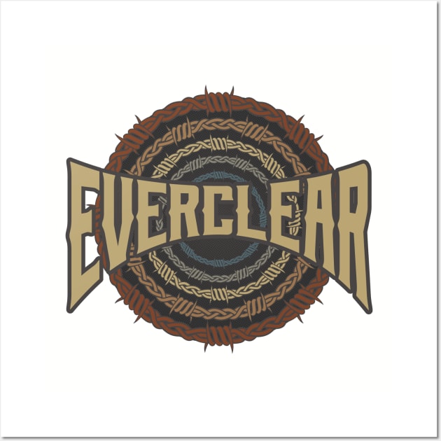 Everclear Barbed Wire Wall Art by darksaturday